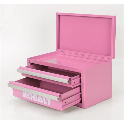 pink steel tool box|lowe's kobalt pink mini toolbox.